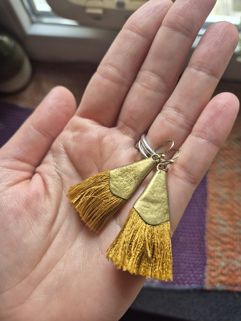 Orecchini pendenti & Orecchini a lobo: Hübsche Ohrringe Pompon – Nuovo (secondo la descrizione) da Niederdorf venduto da frau.patchouli 1
