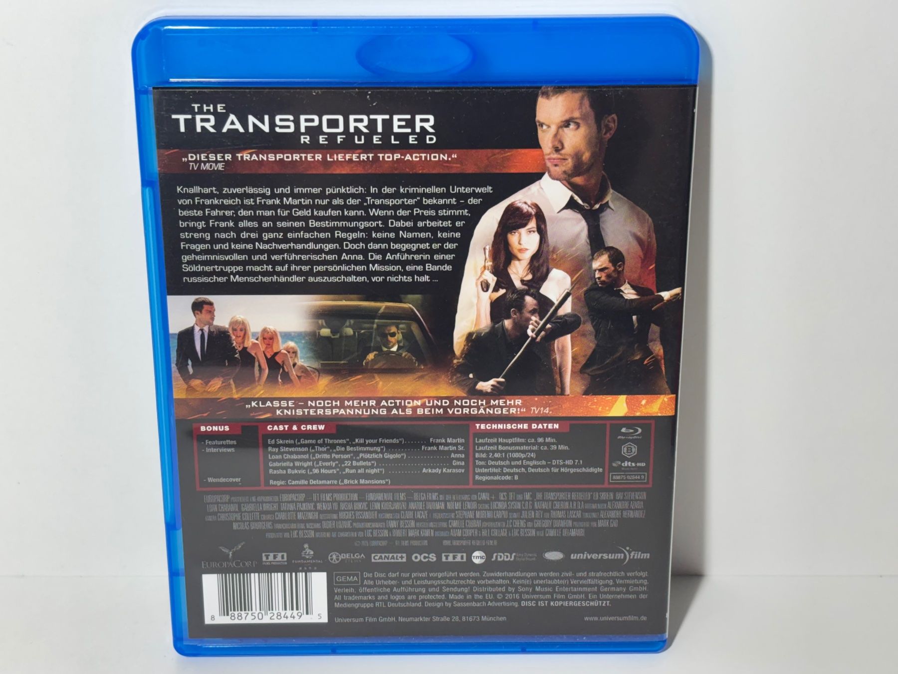 Tutti i DVDs: The Transporter Refueled Blu Ray – Usato da Wilderswil venduto da Sstriker 1