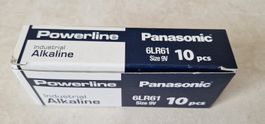 ***** 1x Panasonic batterie 9V, 6LR61