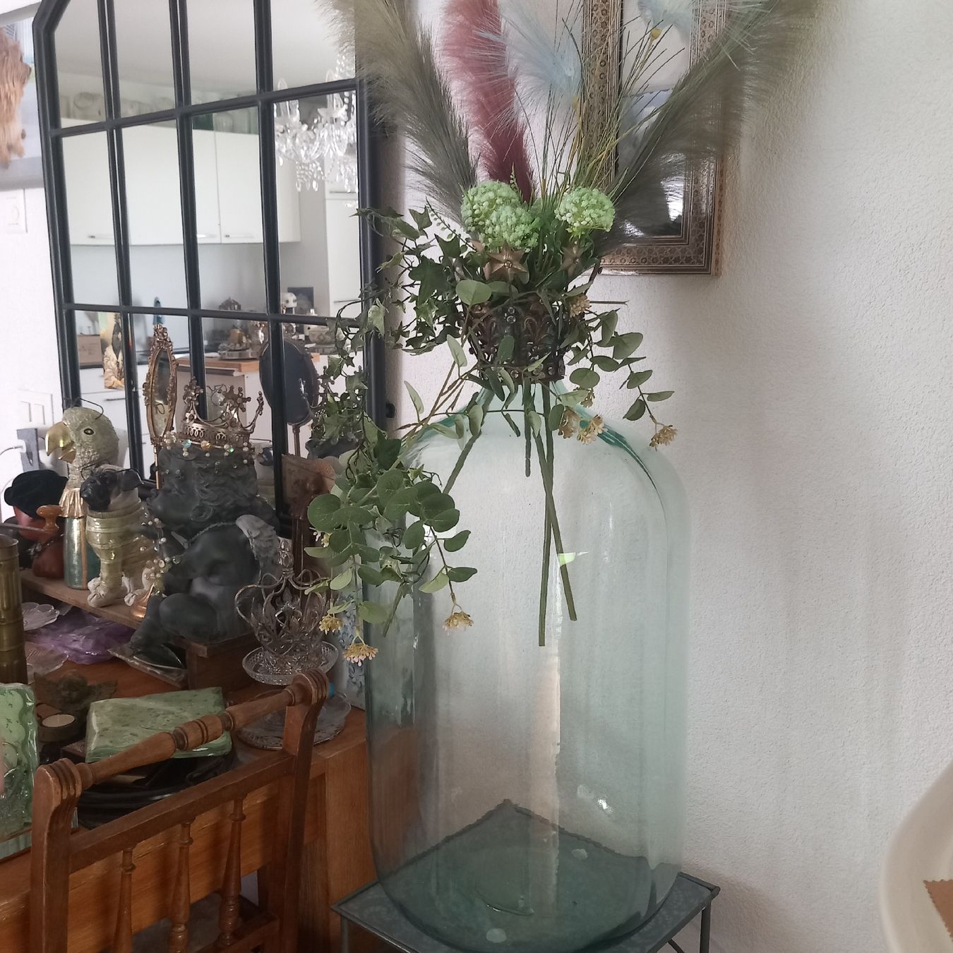 Vasi & Recipienti: XL Flaschen Bodenvase aus Glas , / H- 67cm. – Usato da Aegerten venduto da gismolini 6