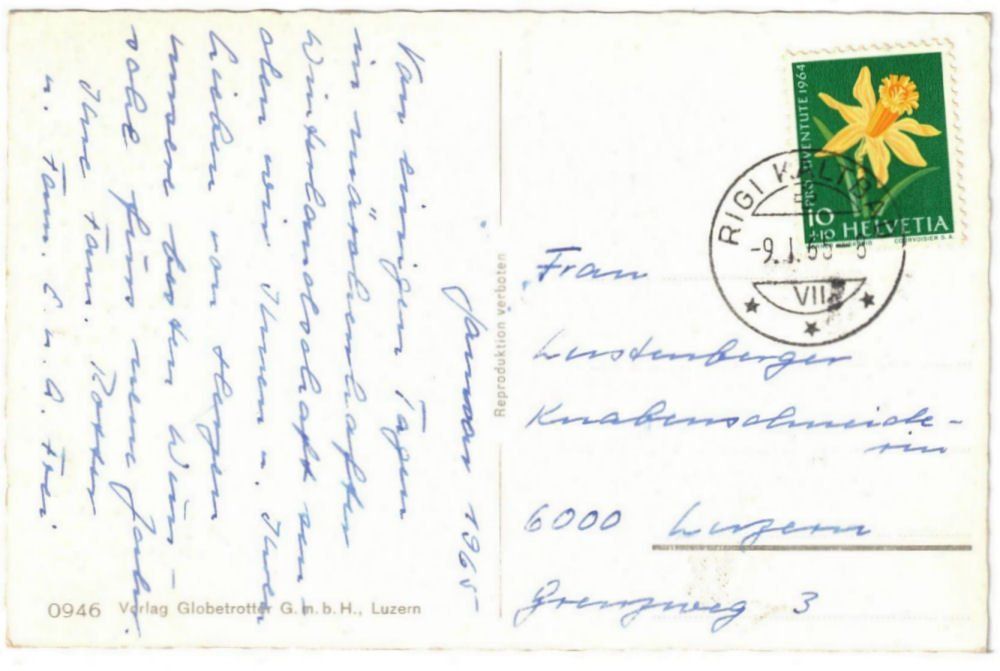 Cartes postales: Rigi - Skilift Dossen – D'occasion à Binningen par Mountainrider 1