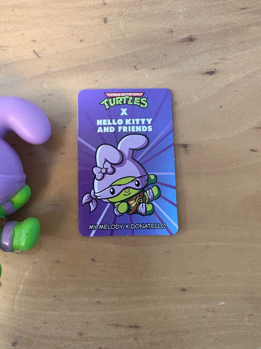 Hello Kitty Giocattoli: Figurine Tortues Ninja x Hello Kitty Donatello – Usato da Lausanne venduto da reb_vpy7 1