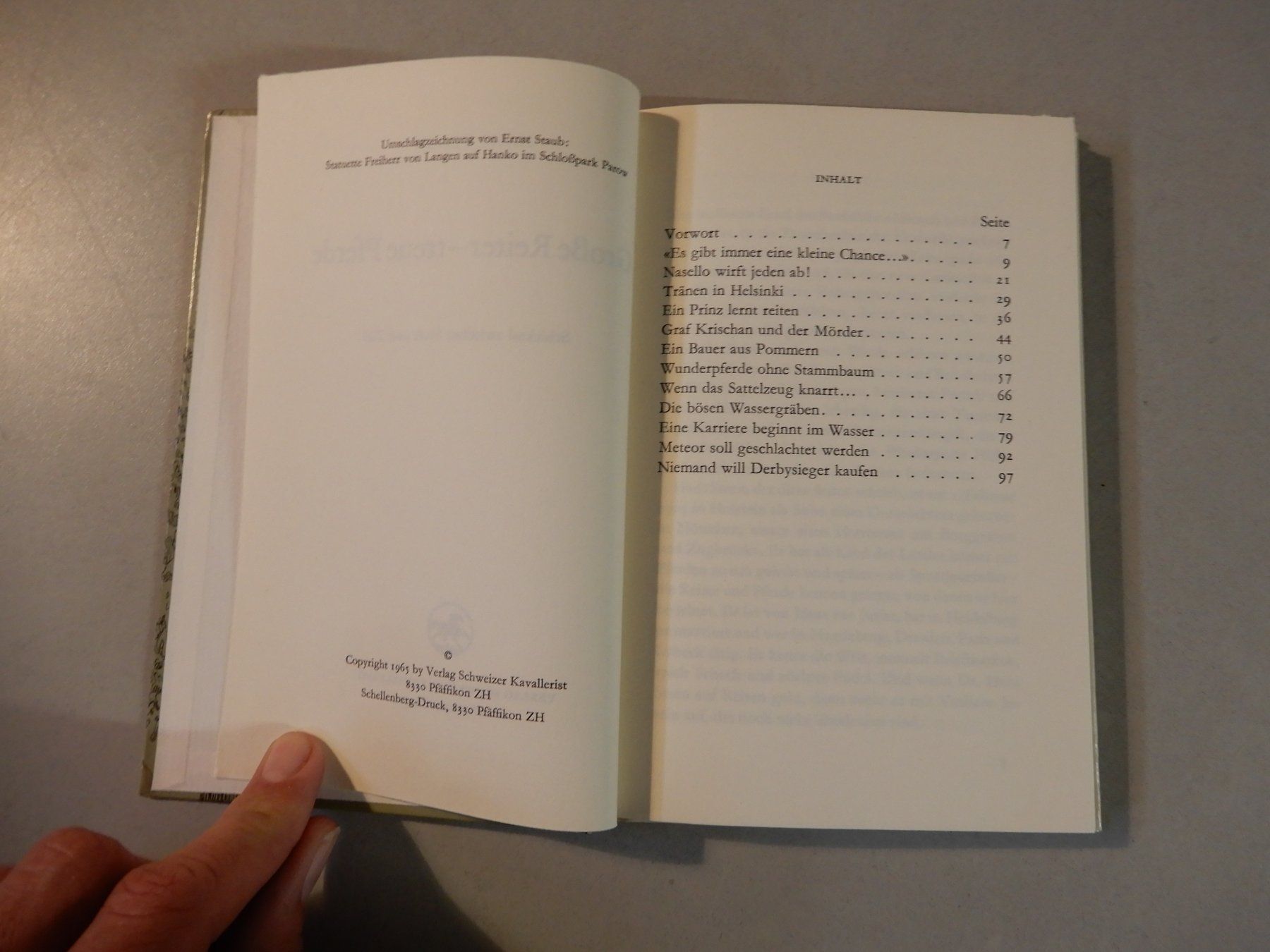 Libri: Hans Steen "Grosse Reiter - treue Pferde" – Usato da Erstfeld venduto da Mario_boe0 2