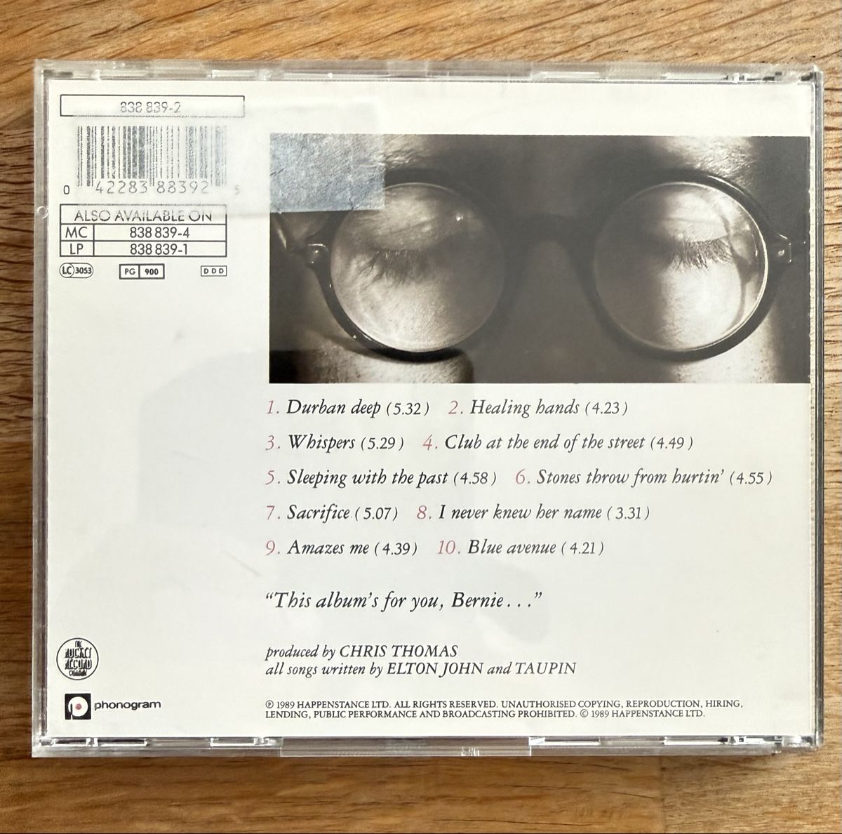 CD: Elton John Sleeping With The Past  CD – Usato da Goldach venduto da Donpancho 1