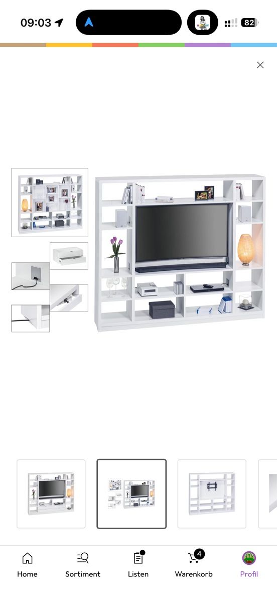 Mobili TV: Wohntrennwand / TV-Wand / Gestell – Usato da Laupen ZH venduto da Jurei 6
