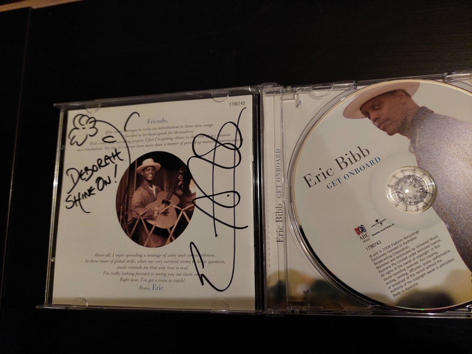 CD: Eric Bibb , Get on Board , handsignierte CD – Usato da Lostorf venduto da MidnightRider59 1