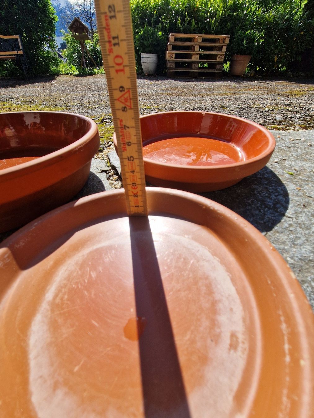 Sottobicchieri: 3er Set Pflanzuntersetzer, glasiert – Usato da Weggis venduto da Oswadan 7