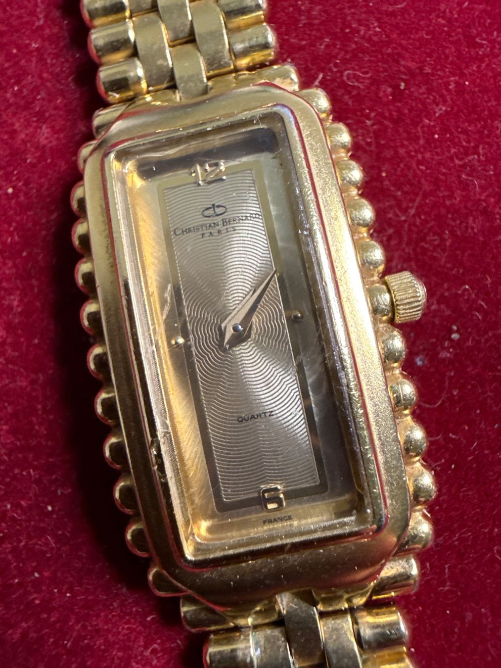 Orologi: Christian Bernard Paris Tank 15 mm – Usato da Pfeffingen venduto da Allhandelklgwatches