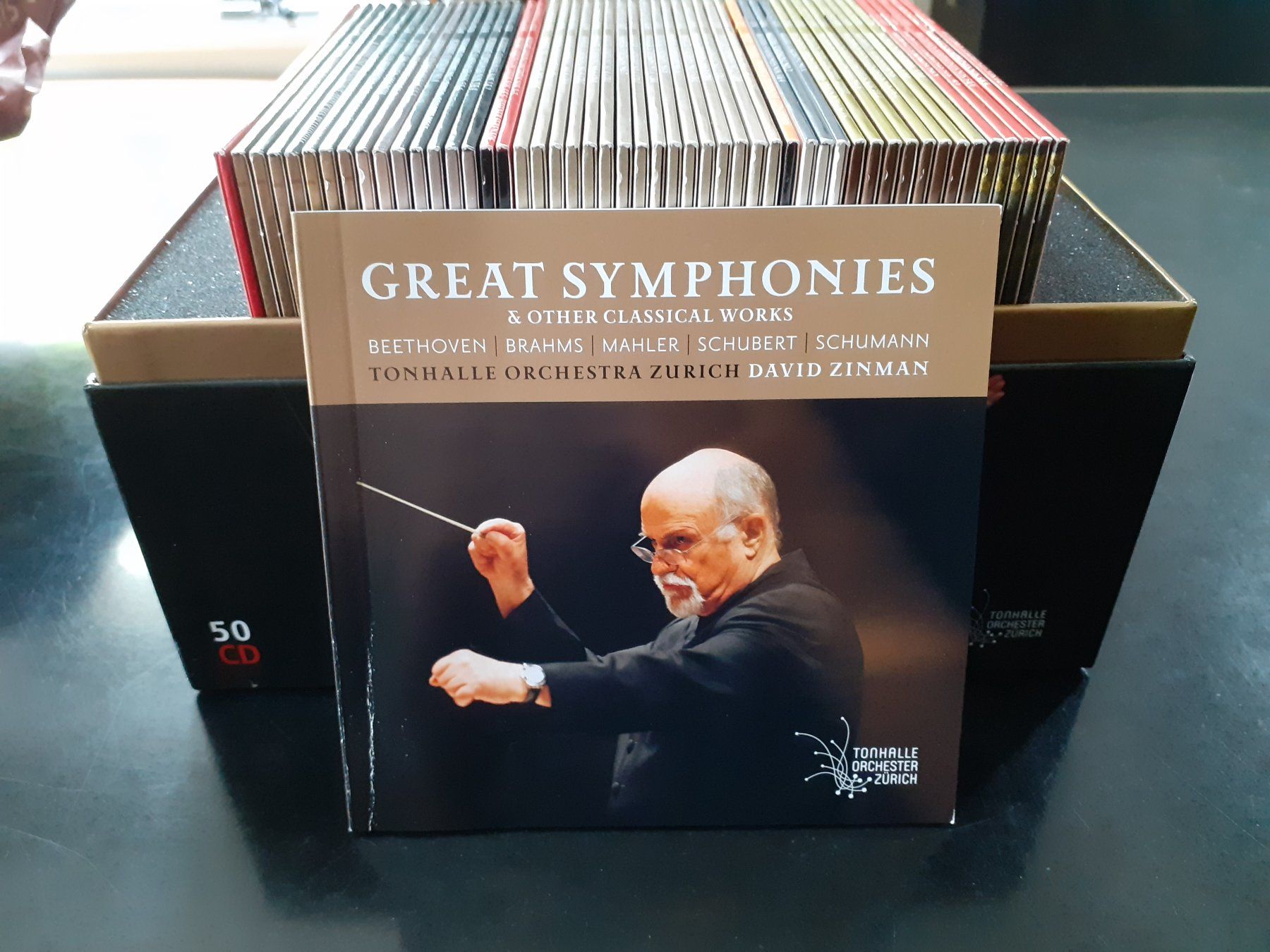 CD: David Zinman "Great Symphonies" 50 CD Box – Usato da Zürich venduto da benski34 7