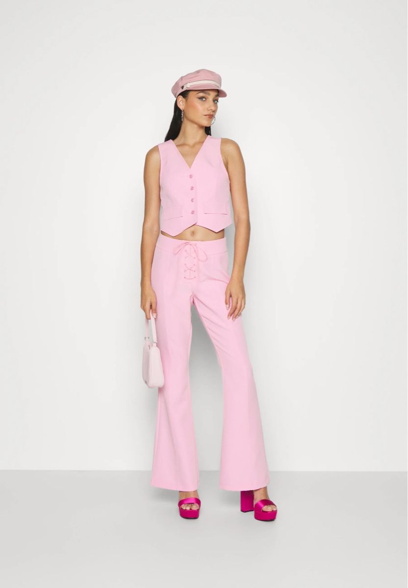 Hosen: SOMETHINGNEW RUTH FLARE PANTS BAR - Stoffhose – Neu und originalverpackt aus Zürich von luxuryoutlet1