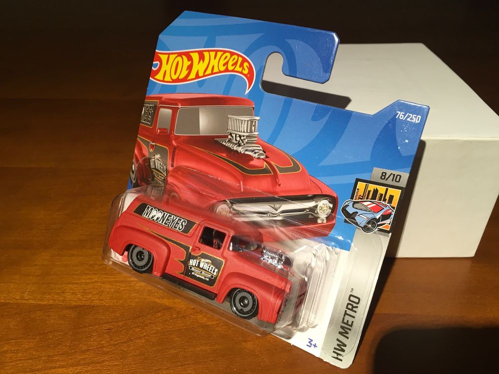 Voiture Hot Wheels 1/64 Ford F-100 Mooneyes 2022 - Édition Exclusive Walmart - Neuf Sous Blister