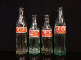 1 kleine alte Flasche COCA-COLA ARABISCH