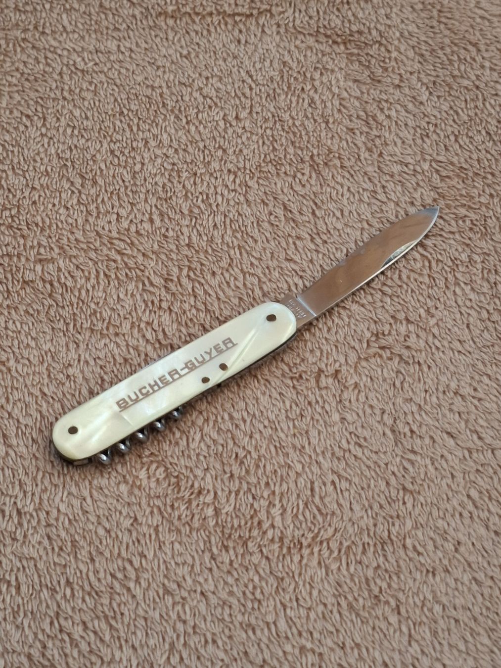 Solingen Taschenmesser:  Taschenmesser Solingen Perlmutmuster  – Gebraucht aus Riniken von bro_slk8