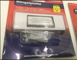 Türklingel Klingeltaster mit Beleuchtung