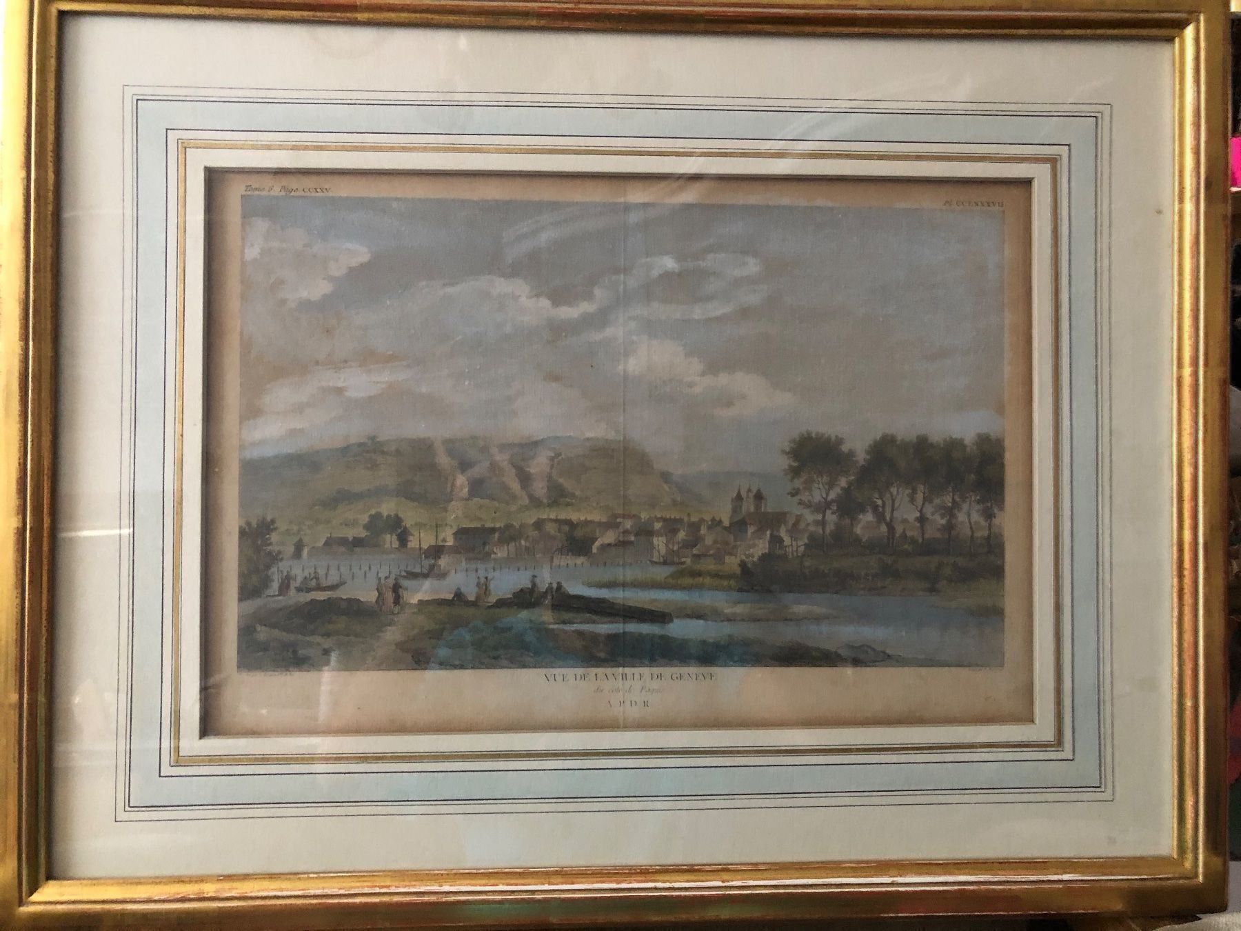 Poster & Bilder: N.PERIGNON. Vue de la ville de GENEVE. – Gebraucht aus Wald ZH von mlnt 5