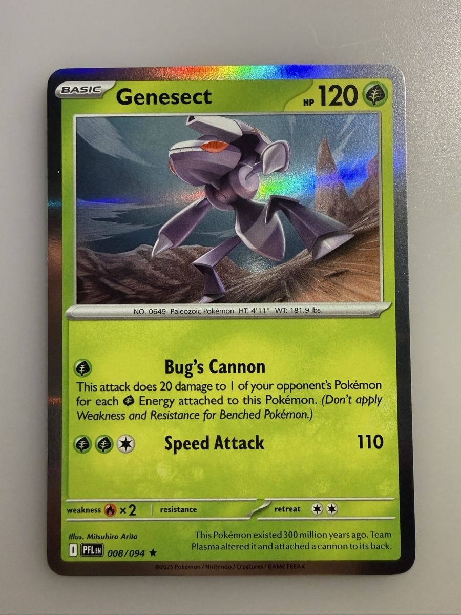 Pokémon Carte collezionabili: Genesect (PFL 008) – Nuovo (secondo la descrizione) da Vevey venduto da Matx