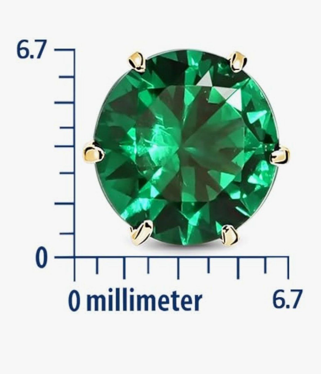 Orecchini pendenti & Orecchini a lobo: Echter Smaragd mit 9c Gold Ohrringe – Nuovo e nell'imballaggio originale da Hemmental venduto da GoldundGlanz 2