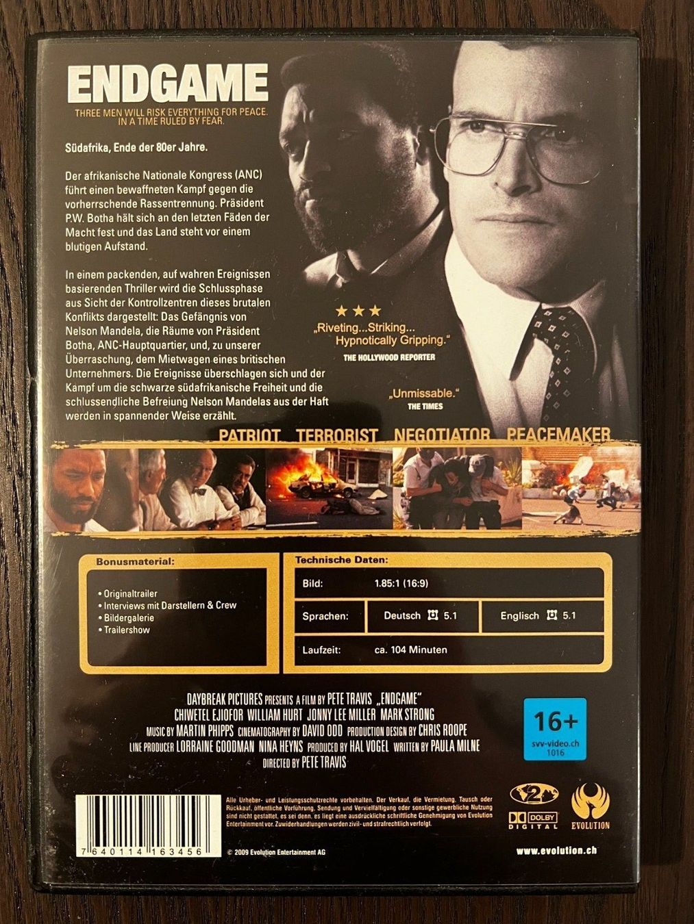 Tutti i DVDs: Endgame – Usato da Zürich venduto da FilmFreunde 1