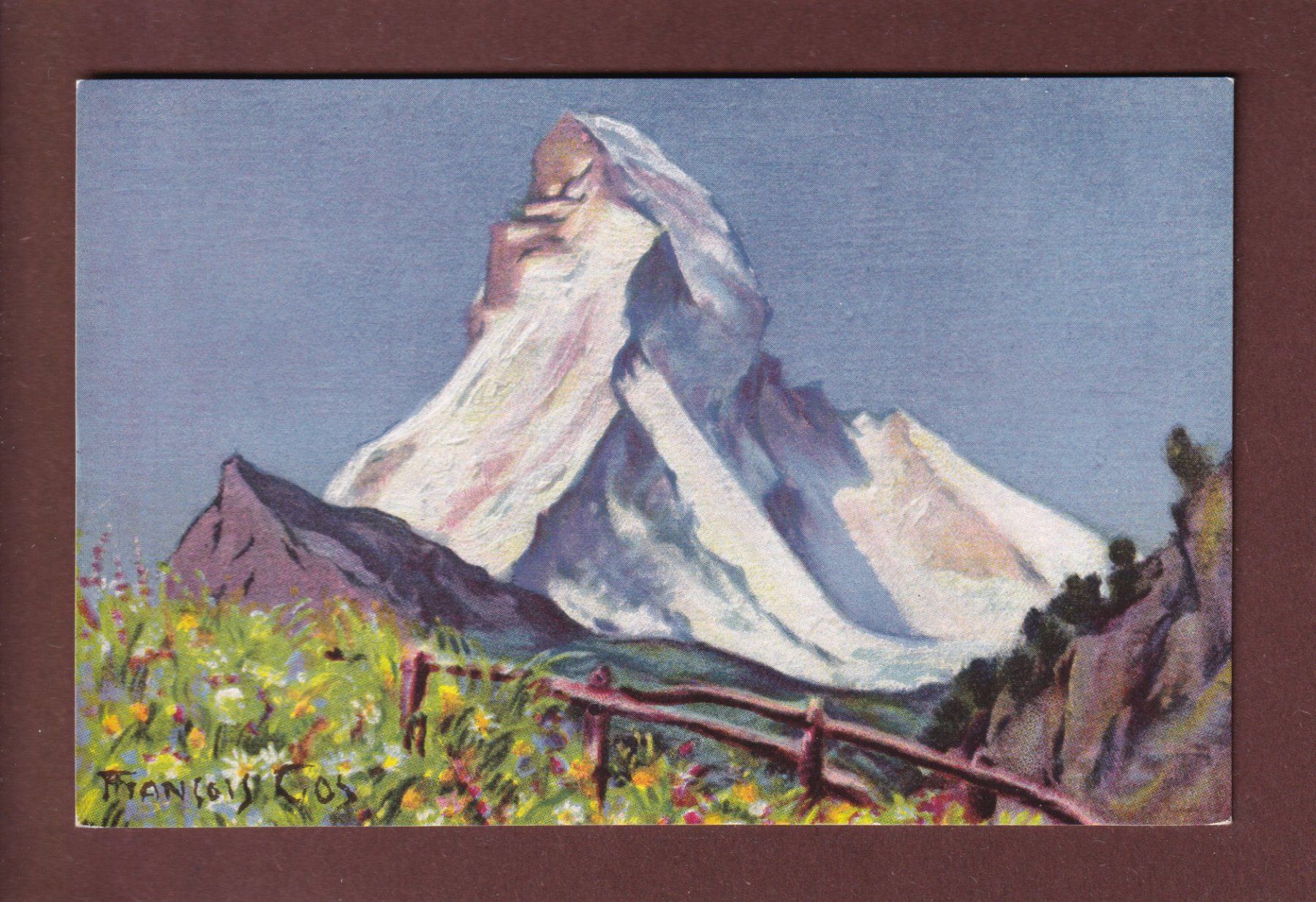 Cartoline postali: CERVIN vu de Zermatt – Usato da Pully venduto da nicecards