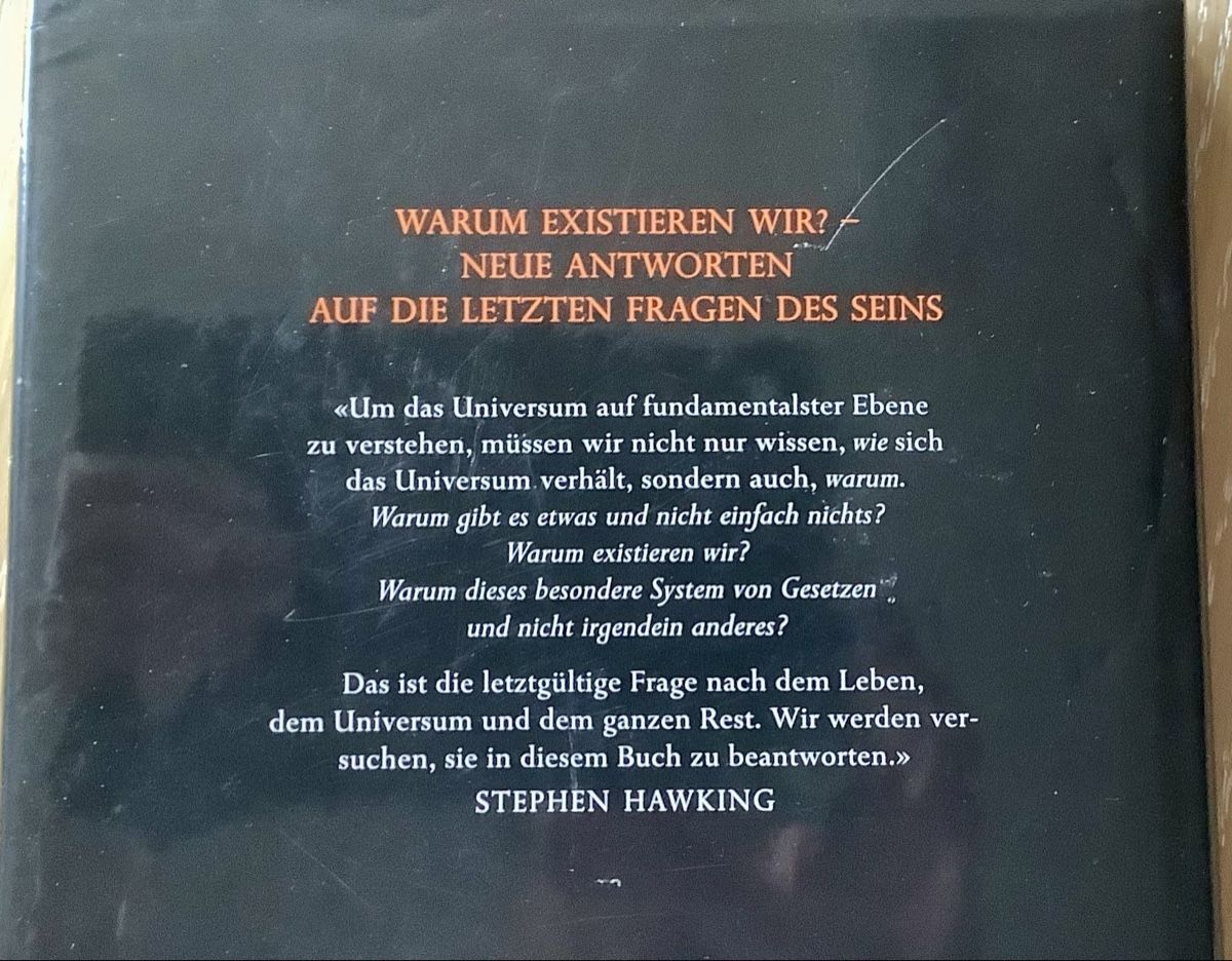 Libri: Stephen Hawking - Leonard Mlodinow - Der grosse Entwurf – Usato da Züberwangen venduto da benjause 2
