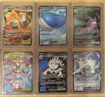 Lot de 6 cartes Pokémon EX et Mega EX en bon état