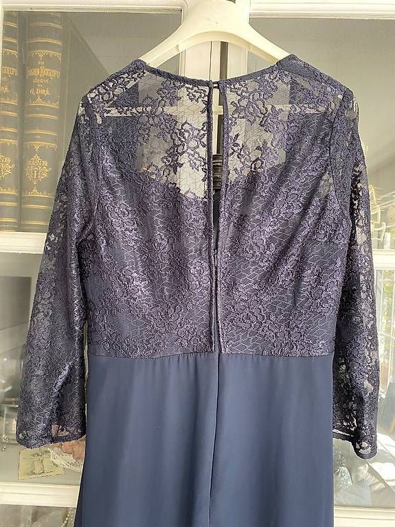 Robes: Abendkleid / Brautmutter-Kleid dunkelblau mit Spitze – D'occasion à Bachs par shabby-white-andmore 2