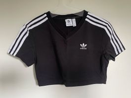 Crop top Adidas noir, taille S