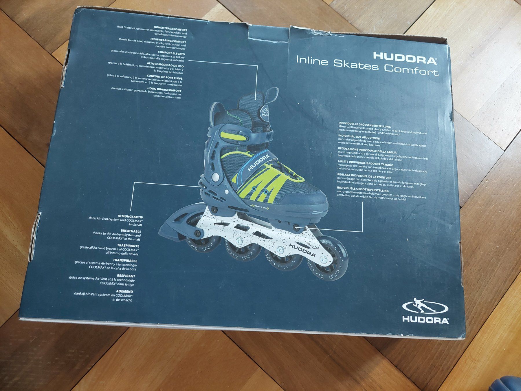 Pattini in linea & Pattini a rotelle: Hudora Inline Skates Grösse 29-34 – Nuovo e nell'imballaggio originale da Beckenried venduto da Havacola 7