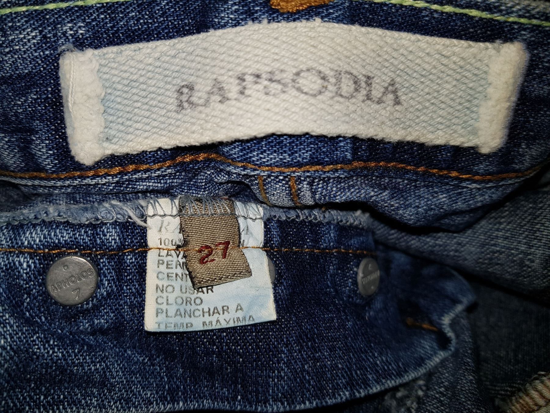 Jeans: Jeans RAPSODIA   Taille/Grosse W 27 – D'occasion à Cossonay-ville par Super-Price-Quality 9