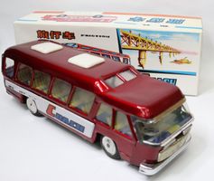Blechauto Bus Coach Omnibus Schwungradantrieb, Streamline