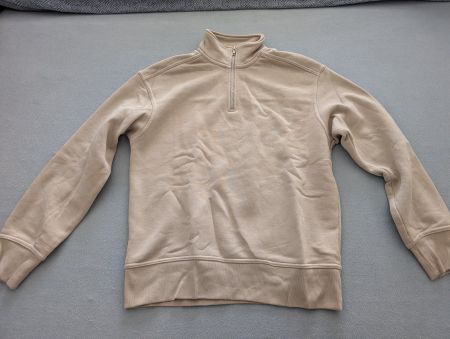 Pullover mit Reissverschluss beige Grösse M guter Zustand
