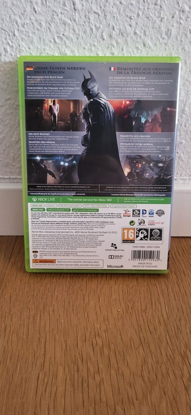 Microsoft Giochi: Xbox 360 - Batman Arkham Origins – Usato da Münsingen venduto da DigitaleSpielecke 1