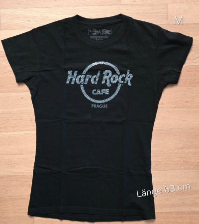 Hard Rock Cafe Prague T-Shirt Strass Gr M Damen