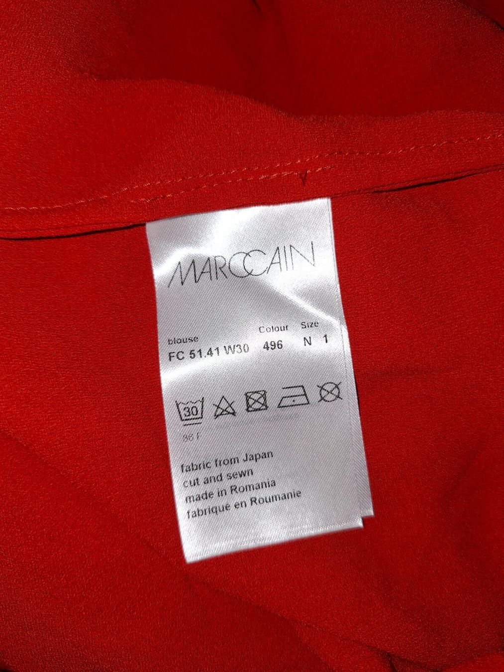 Marc Cain Camicette: MarcCain Schlupfbluse rot – Usato da Unterentfelden venduto da hofa01 5