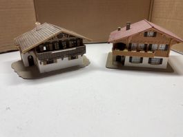 2 Stk. Modellhäuser, Spur H0