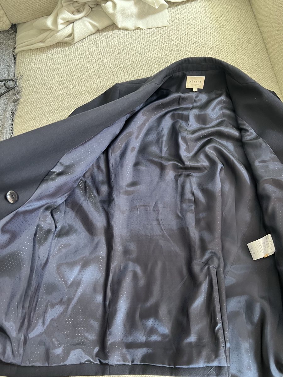 Sezane Jacken: Sezane women Navy Jacket size Xl – Gebraucht aus Zürich von dor_9l9g 3