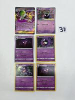 6 Pokemon Karten Set Guardevoir Alpollo Nebulak gemischt 