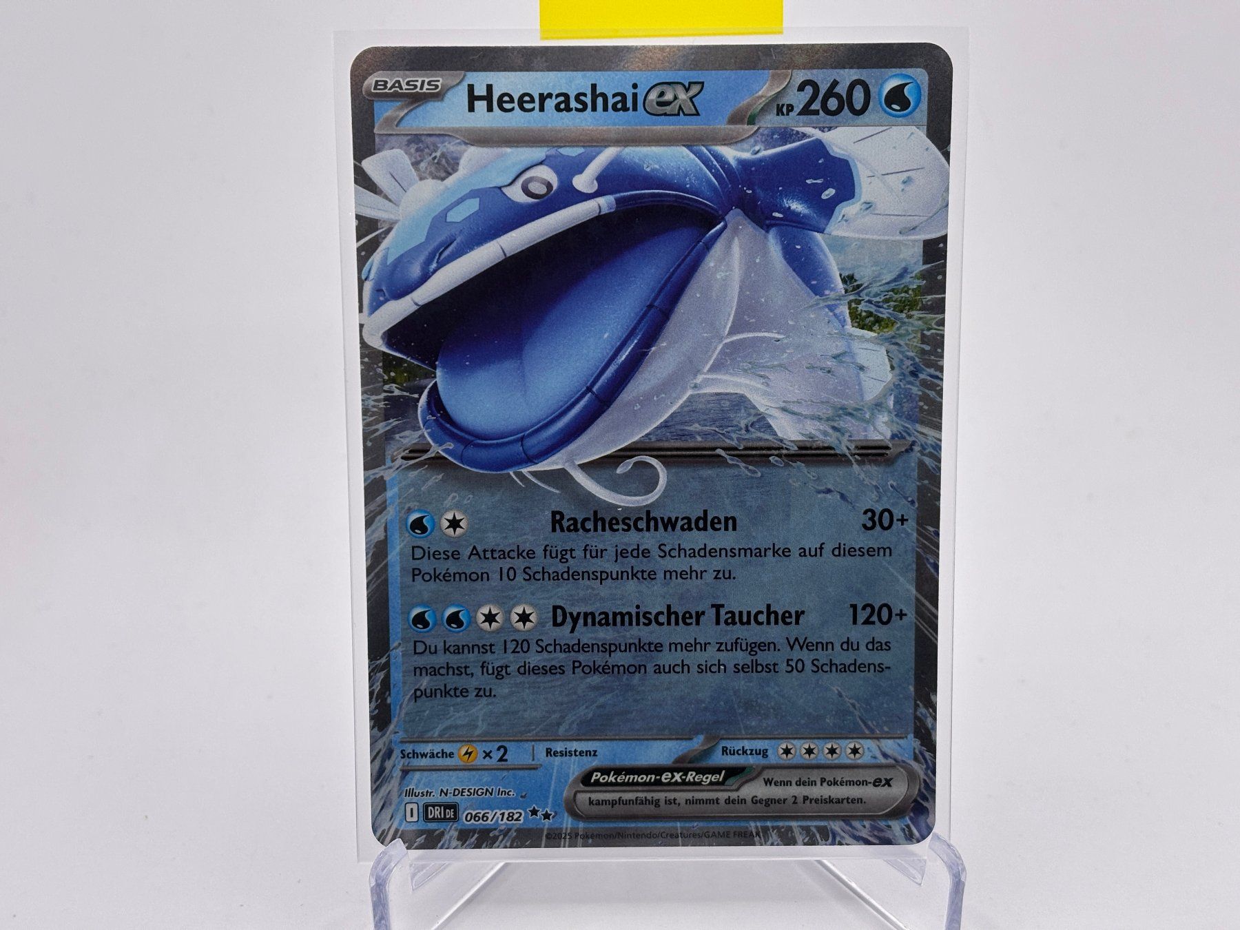 Pokémon Carte collezionabili: Ewige Rivalen - Heerashai ex  (DRI 66) - DE – Nuovo (secondo la descrizione) da Allschwil venduto da Bullach