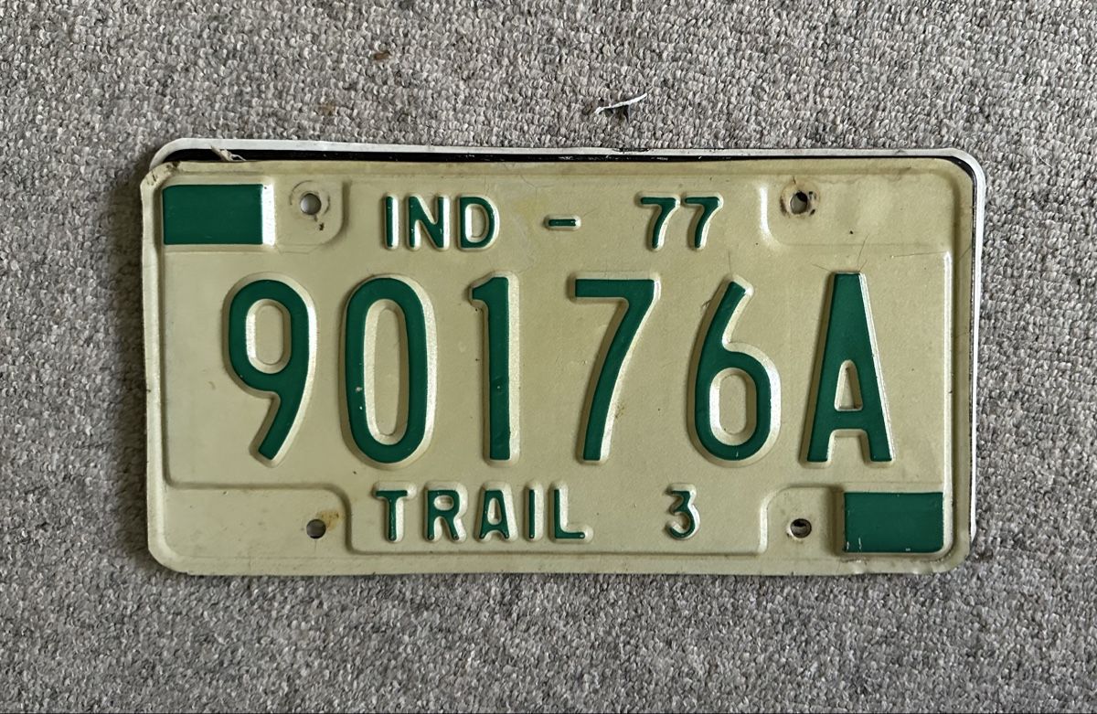 Insegne: USA Nummernschild Indiana – Usato da zürich venduto da PatCat02