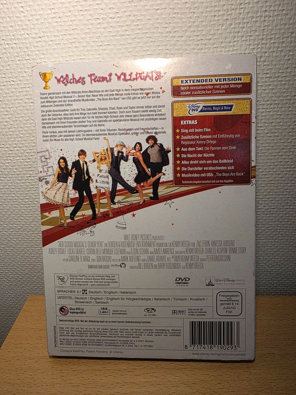 Tutti i DVDs: High School Musical 3: Senior Year - Extended Edition – Usato da Herisau venduto da Dinge-in-Bewegung 1
