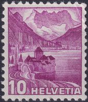 1936, 203AyRM (Schloss Chillon) postfrisch **, Kat: 150.-