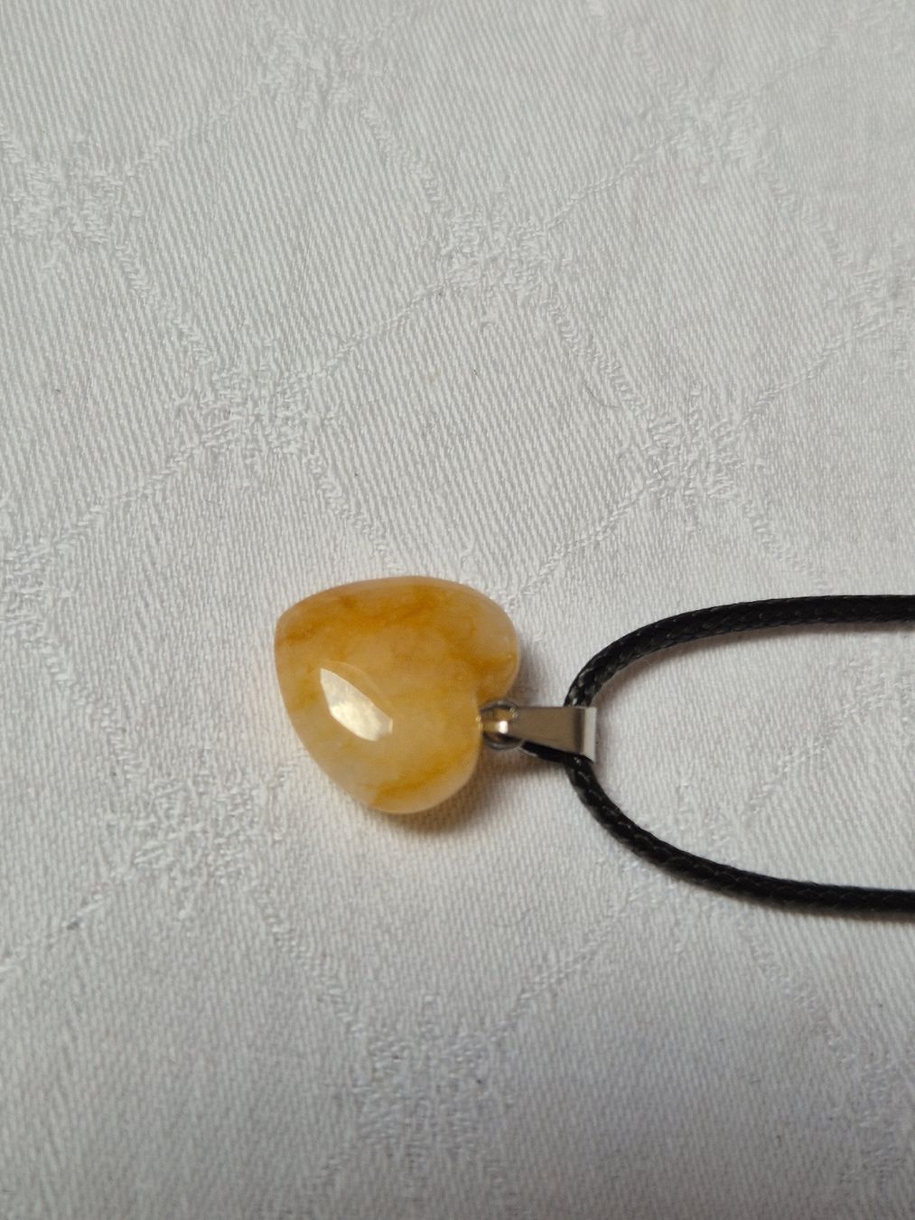 Altri gioielli: Halskette mit Stein Herz Anhänger – Nuovo e nell'imballaggio originale da Höfen b. Thun venduto da enr_7xsd 2