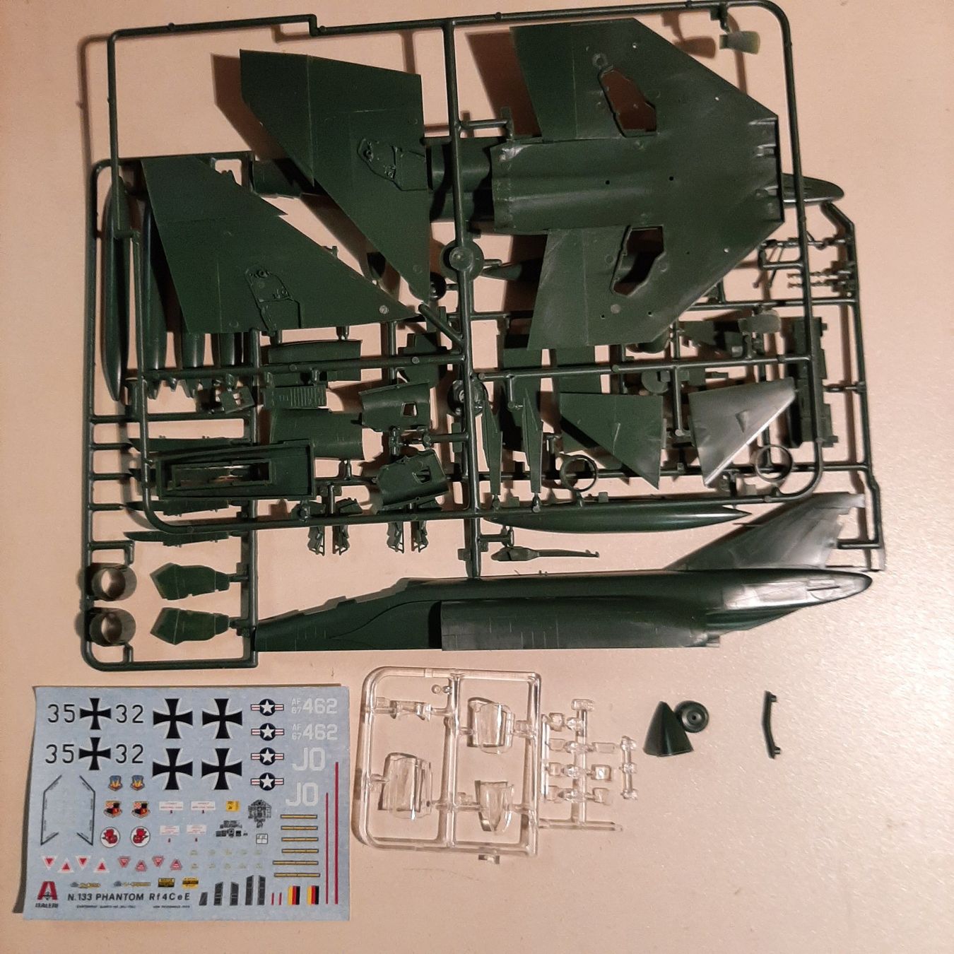 Italeri Kit di modellismo & Modellini statici: 2917 ... Mc.D.D. RF-4 C/E Photo Phantom ... Italeri 133 – Usato da Bonstetten venduto da Benibanny59 2