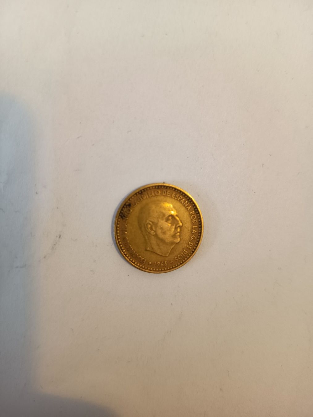 Alle Münzen: una peseta 1966 spanien   nr215 – Gebraucht aus Wattwil von LuckyLegoandCoins 1