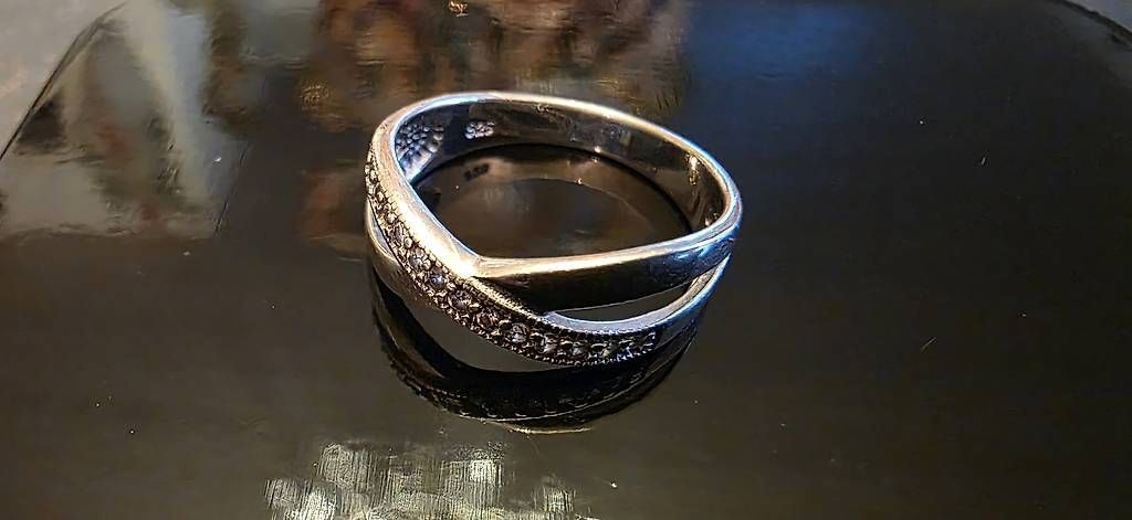 Anelli: Zirkonia, Silber 925, Fingerring – Usato da Kaufdorf venduto da Nati-Nati 2
