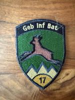 Patch velcro Armée XXI - Geb Inf Bat 17 - Etat-major
