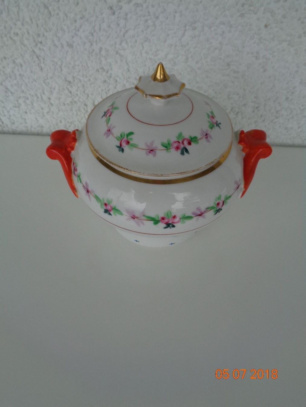 Sucriers: Wunderschöne Zuckerdose mit Blumenmuster – D'occasion à Dietikon par Tucumano1981 2