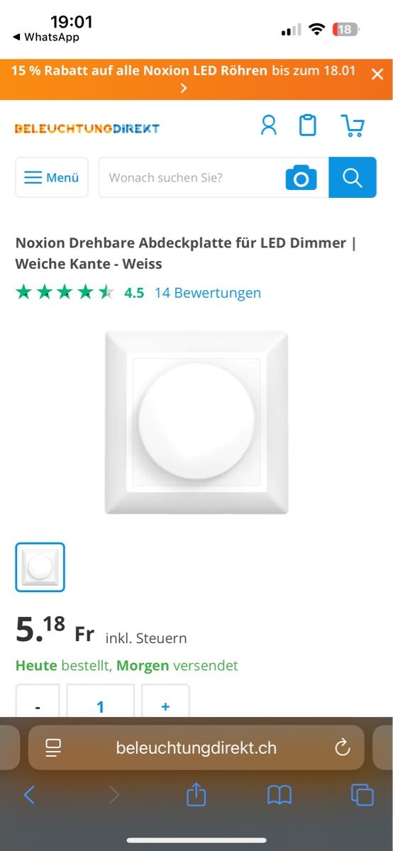 Lampade: Noxion LED Dimmer – Nuovo (secondo la descrizione) da Zürich venduto da pab_95sp 2