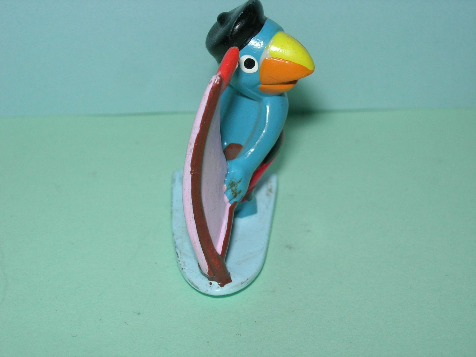 Statuette: Globi als Windsurfer, Minifigur – Usato da Hornussen venduto da Corvette- 3