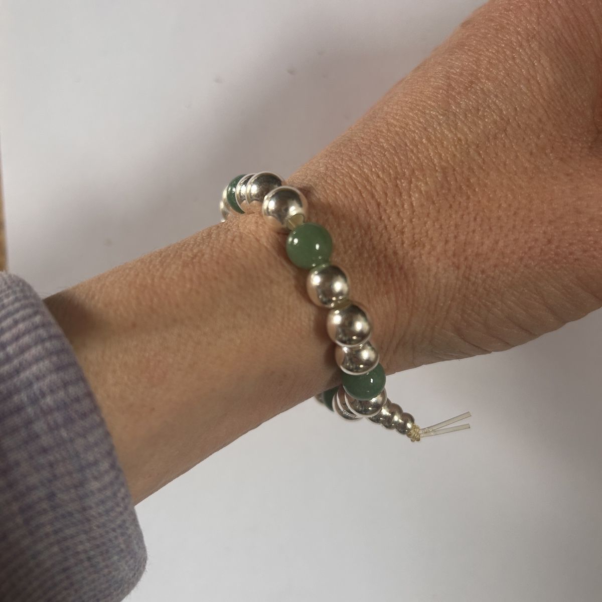 Bracciali & Braccialetti: Silberarmband mit Jade! (925) – Usato da Basel venduto da bellespirit 1